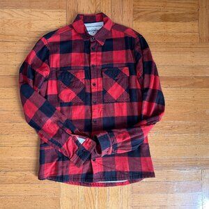 California Cowboy High Sierra Flannel Buffalo Plaid Size S